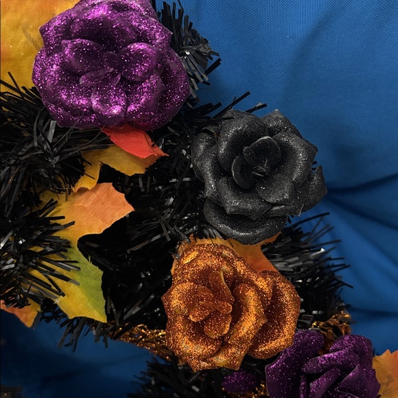 Custom By MeHalloween Wreath Orange Wrap Owl TwoPumpkins SixSpiders AutumnLeaves - Picture 10 of 16